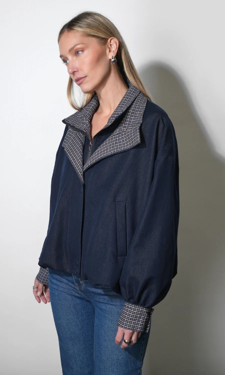 Livia Oversized Soft Denim Style Jacket