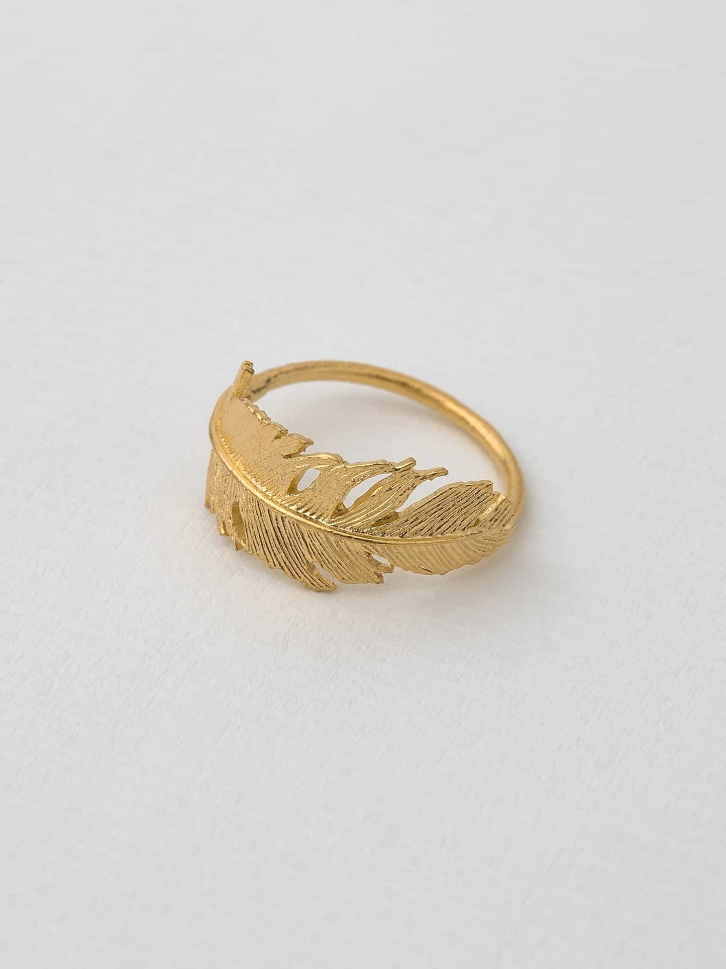 Wrapped Feather Ring