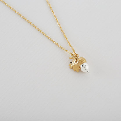 Acorn & Oak Leaf Necklace