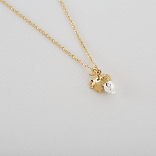 Acorn & Oak Leaf Necklace
