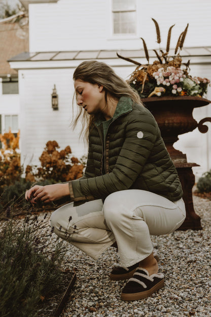 Down Jacket in Fern