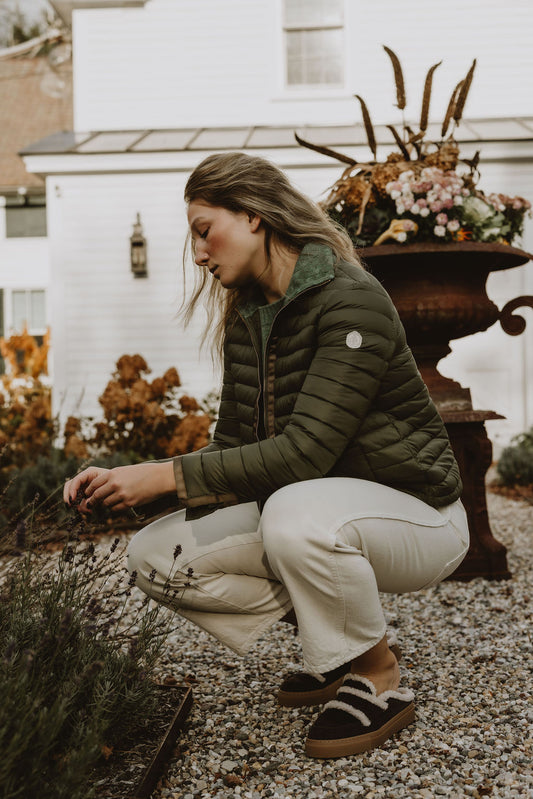Down Jacket in Fern