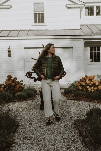 Down Jacket in Fern