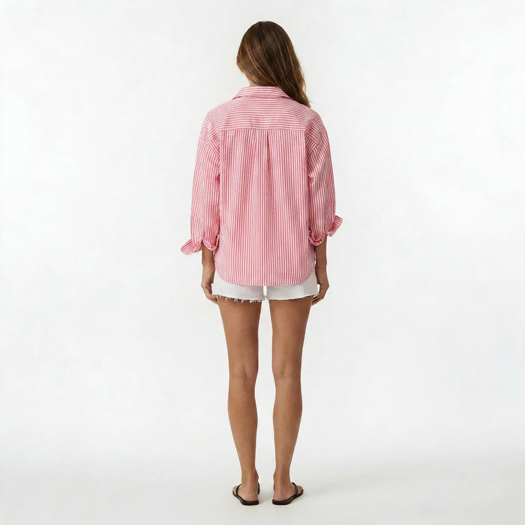 Marine Layer Gracey Oversized Seersucker Shirt