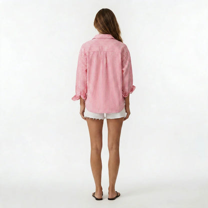 Marine Layer Gracey Oversized Seersucker Shirt