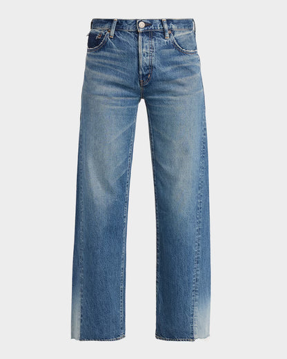 Moussy Vintage Panel Wide in Hale Dark Blue