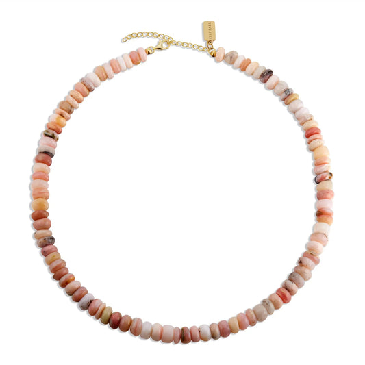 Pink Opal Collar Necklace