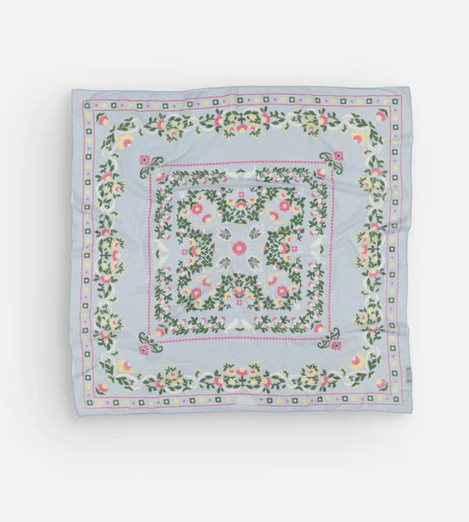 The Maison Lecomte Flament Secret Garden Sky Scarf
