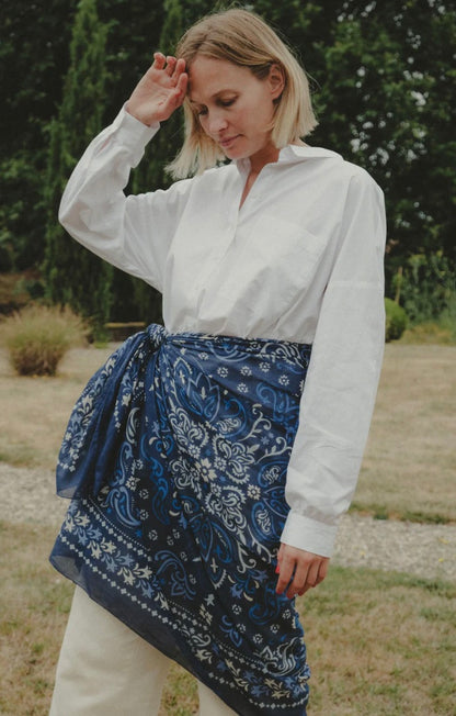 The Maison Lecomte Flament Bandana Saint Tropez Scarf