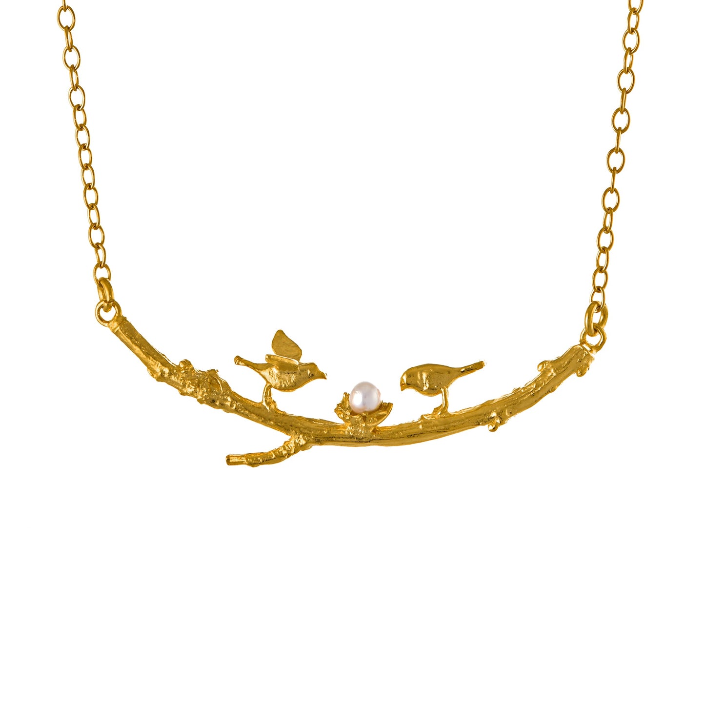Two Birds on a Branch Necklace