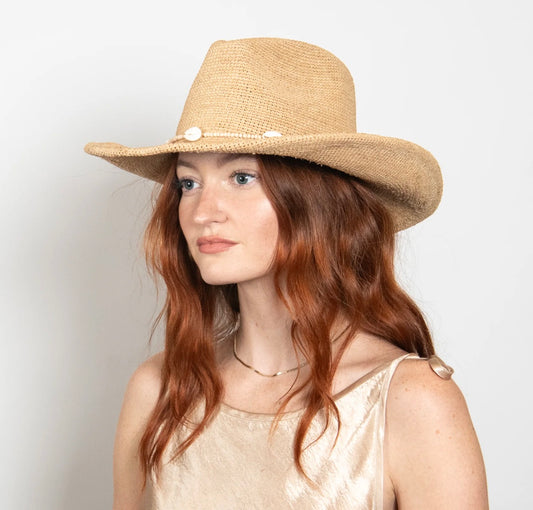 Wyeth Reed Raffia Cowboy Hat